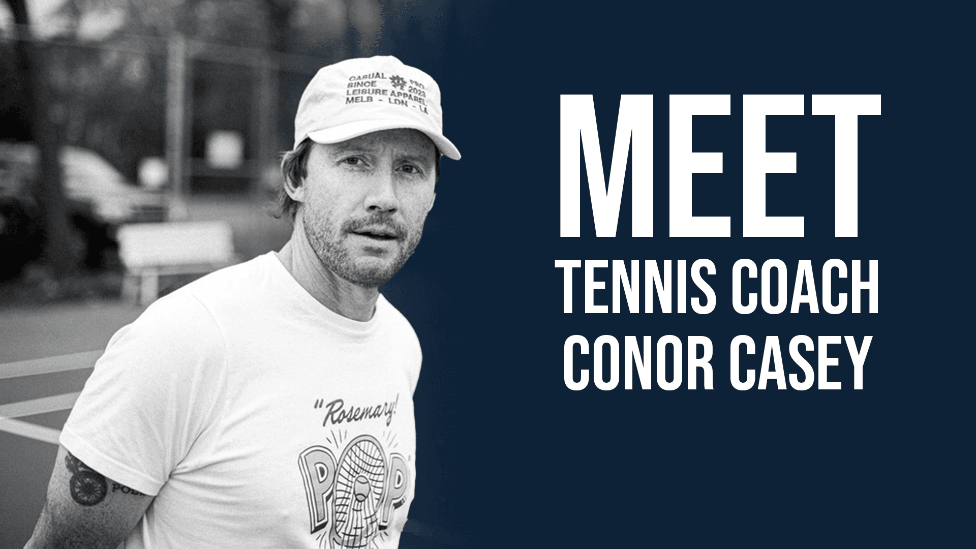 Five Questions with Tennis Coach Conor Casey
