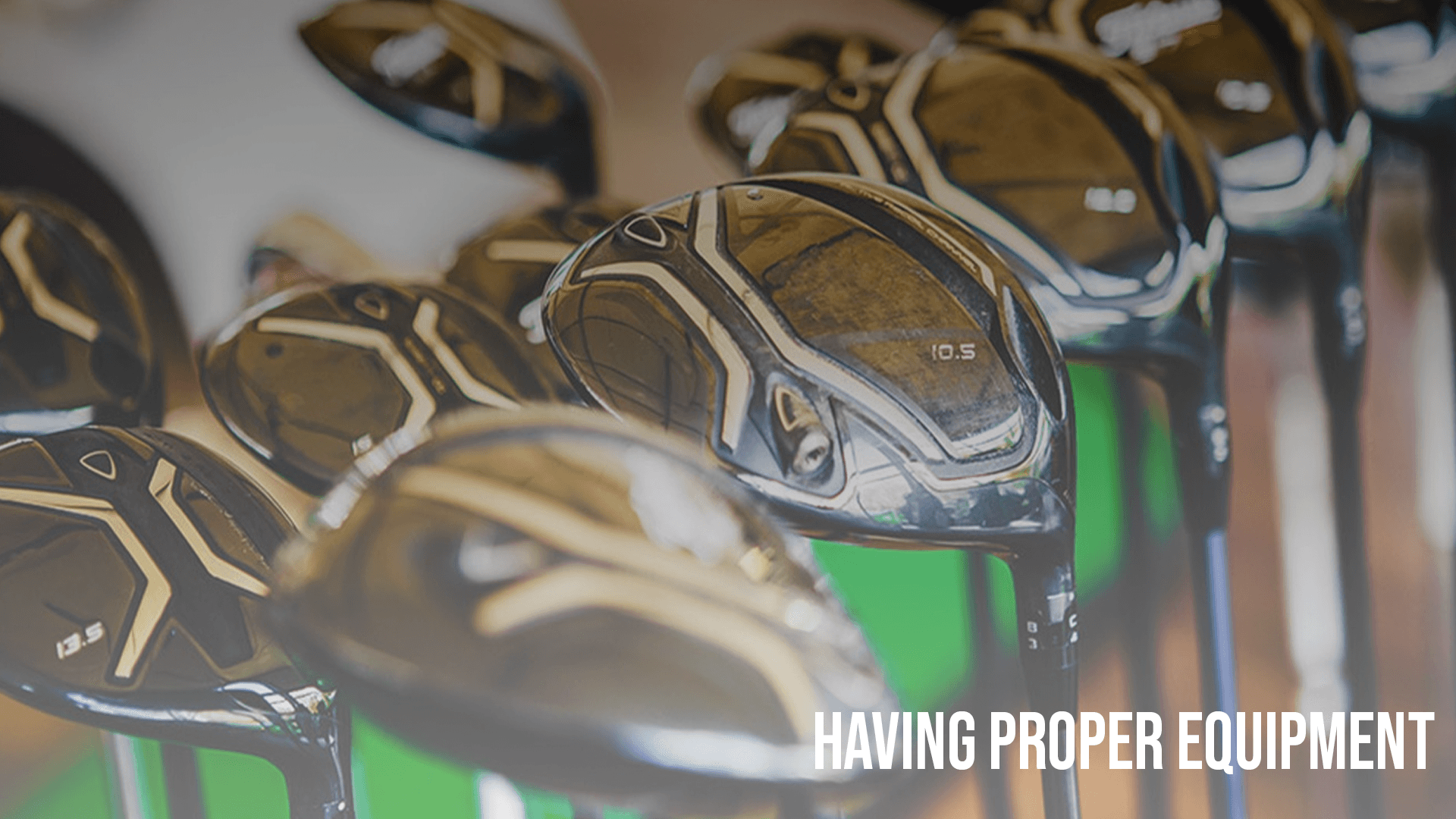 The Importance of the RIGHT Equipment in Golf (Slide 2)